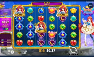 スターライト・プリンセスのプレイ画面