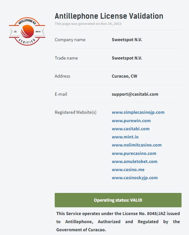 Antillephone License
