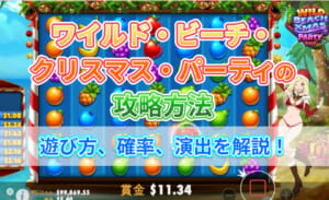 ワイルド・ビーチ・クリスマス・パーティの攻略方法 遊び方、確率、演出を解説