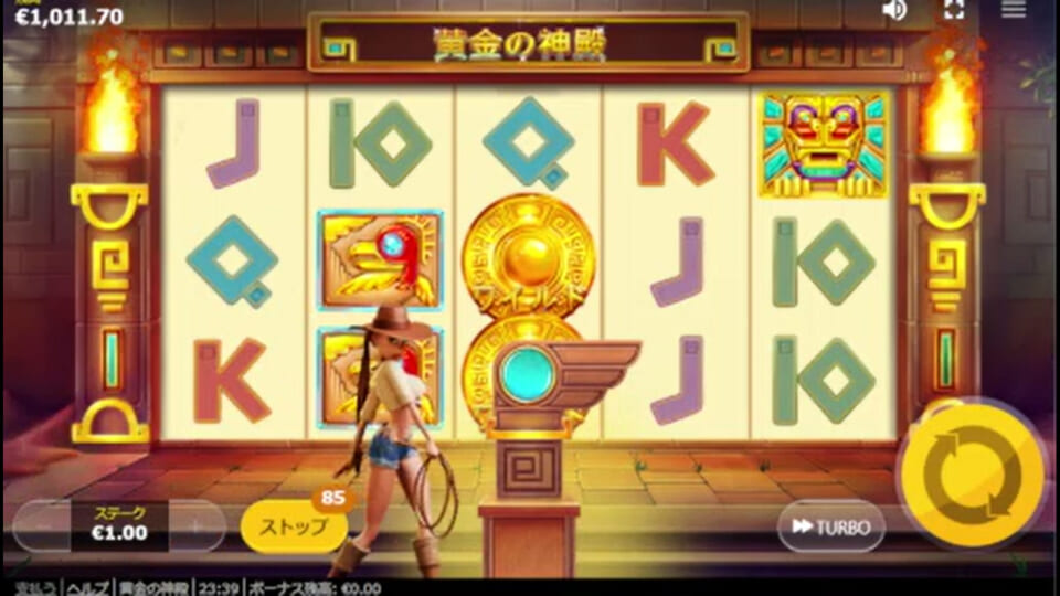 ゴールデンテンプルは、冒険家の女性・ローラがGolden Temple（黄金の神殿）を探しに行くというストーリー