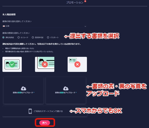 同意して続行