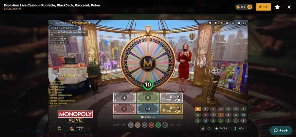 MONOPOLY LIVE（モノポリー・ライブ）