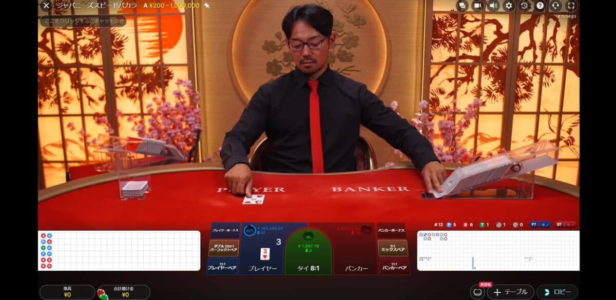 Japanese Speed Baccarat（ジャパニーズスピードバカラ）