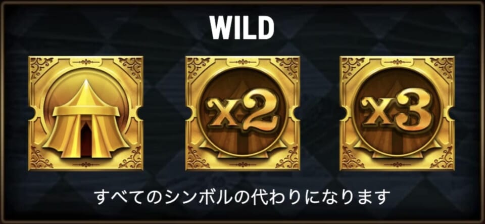 配当を獲得しやすくする「ワイルドシンボル」というシンボルもあります